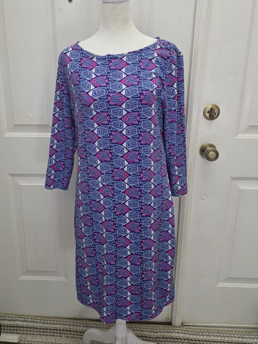 Vineyard Vines Angelfish Performance Knit Sheath Dress - Size Small